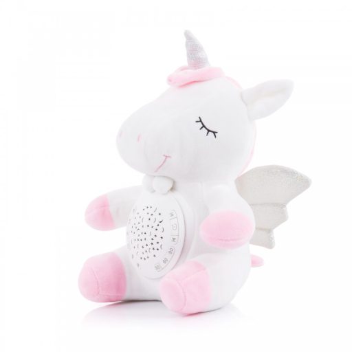 Chipolino projektoros zenélő plüss játék - Unicorn