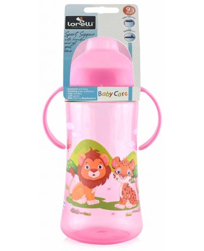 Baby Care Sport itató 330 ml - pink