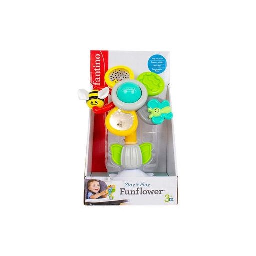 Infantino Stay & Play Sunflower tapadókorongos készségfejlesztő játék