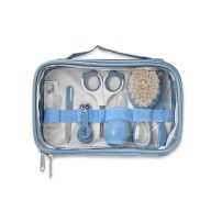   Baby Care ápolási szett átlátszó tartóban - moonlight blue
