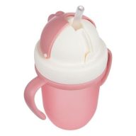   Canpol Babies matt pasztell bögre összecsukható szilikon csővel 210ml