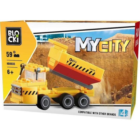 Blocki MyCity billenő teherautó