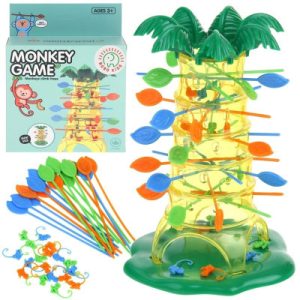Ügyességi majmos játék utazó kis kivitelben
