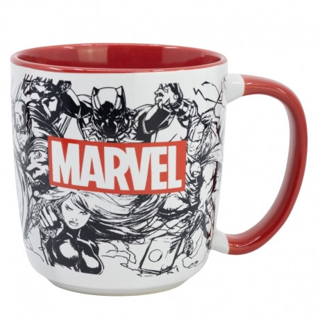 MARVEL mikrózható prémium kerámia bögre díszdobozban - 380 ML