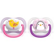   Philips Avent Ultra Air lányos cumi pingvin-madár mintázattal 0-6 hó