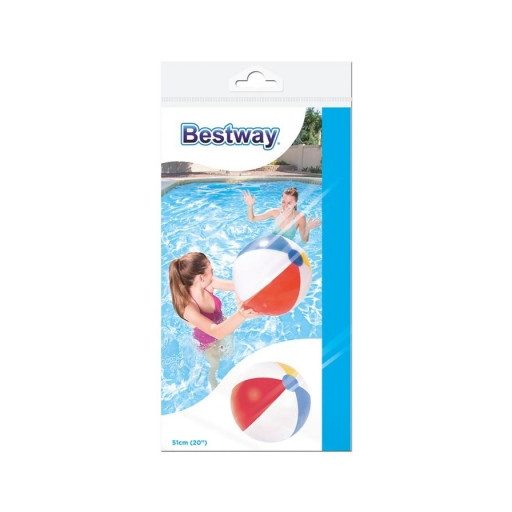 Bestway színes felfújható strandlabda 51 cm