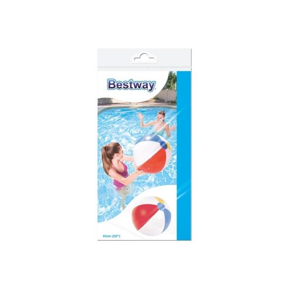 Bestway színes felfújható strandlabda 51 cm