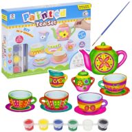   Porcelán teakészlet + porcelán festékek - Csináld magad készlet