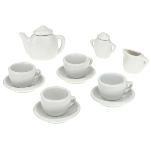 Porcelán teakészlet + porcelán festékek - Csináld magad készlet