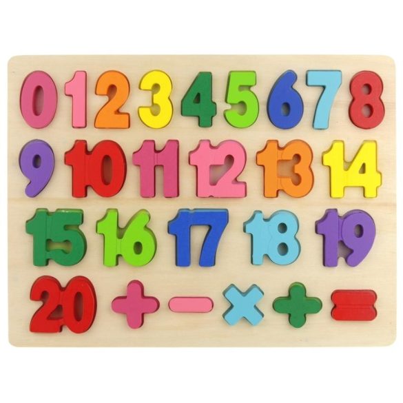 Puzzle Fa számok