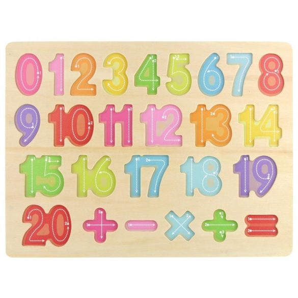 Puzzle Fa számok