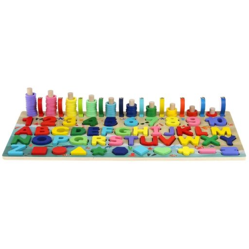 Puzzle fa Abacus mágneses halakkal
