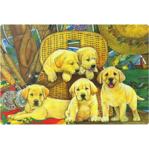 Labrador kölykök puzzle 1000 elem