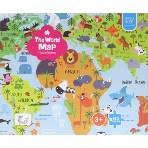 Világtérkép puzzle 180 elem