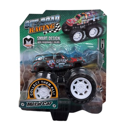 Fém Monster Truck 4x4 terepjáró 