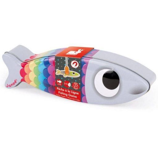 Janod Mágneses horgászkészlet 10 db hallal