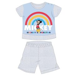   Disney Mickey egér nyári rövid ujjú baba pizsama - pamut jersey pizsama