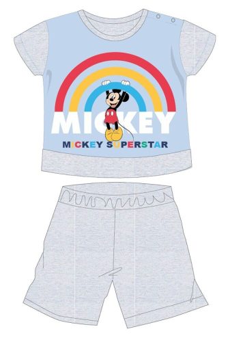 Disney Mickey egér nyári rövid ujjú baba pizsama - pamut jersey pizsama