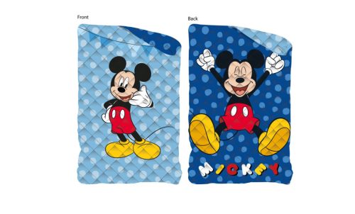 Disney Mickey egér kétoldalas paplan, ágytakaró - 170 x 260 cm