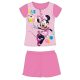 Disney Minnie egér nyári rövid ujjú gyerek pizsama - pamut jersey pizsama - rózsaszín - 116