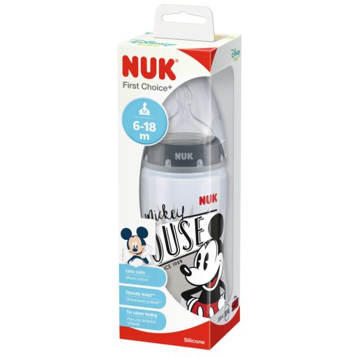 NUK "Disney" cumisüveg 300ml hőmérséklet kijelzővel 6m+